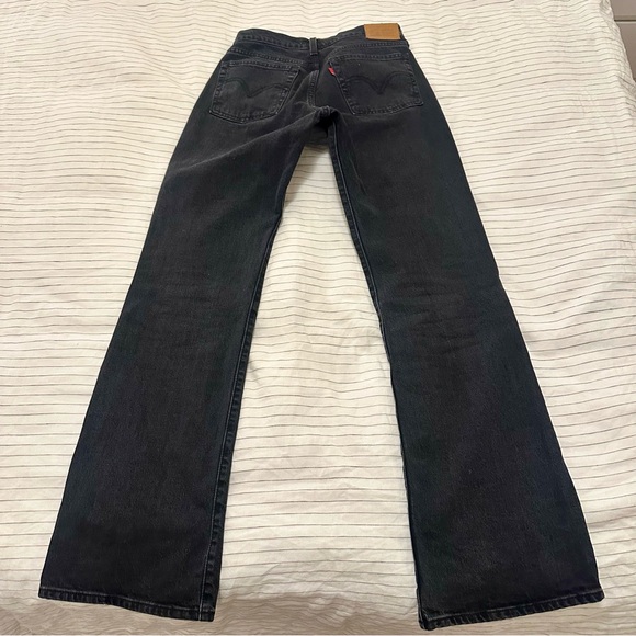 LEVI’S WEDGIE BOOTCUT WOMEN'S JEANS, BLACK - Picture 9 of 11